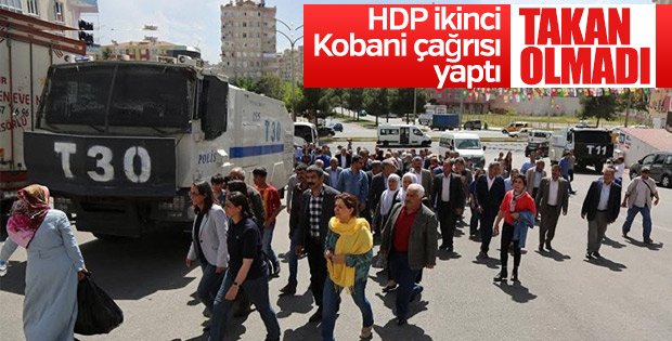 Diyarbakır'da HDP'nin çağrısı yanıtsız kaldı