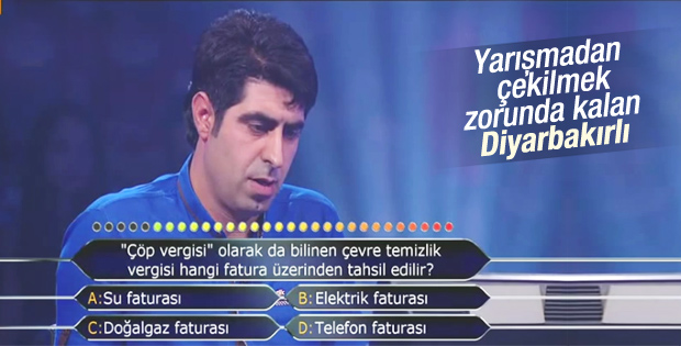 Fatura sorusunu bilemeyen Diyarbakırlı