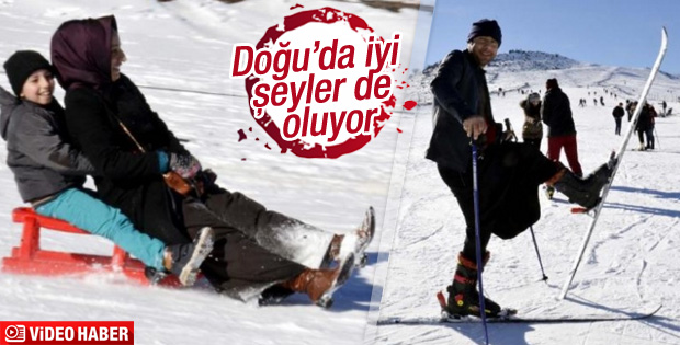 Siverek'te kayak sezonu açıldı