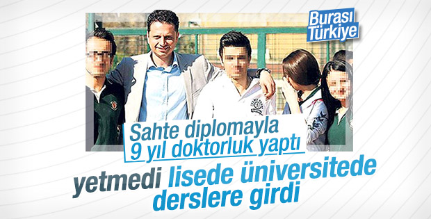 Sahte diplomayla 9 yıl doktorluk yaptı
