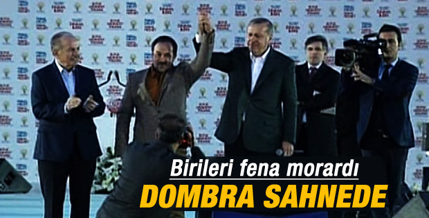 Dombra'nın sahibi Yenikapı mitingine katıldı