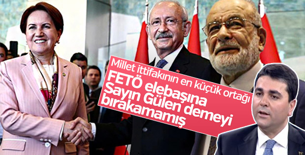 DP lideri Uysal, FETÖ elebaşına sayın dedi