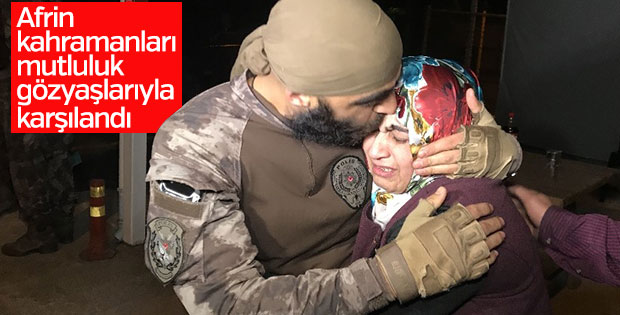 Bursa'dan Afrin'e giden 22 kahraman döndü