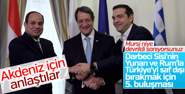 Darbeci Sisi, Çipras ve Rum lider buluştu