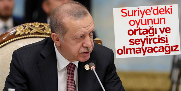 Erdoğan: Astana ruhuyla çözüme ulaşmalıyız