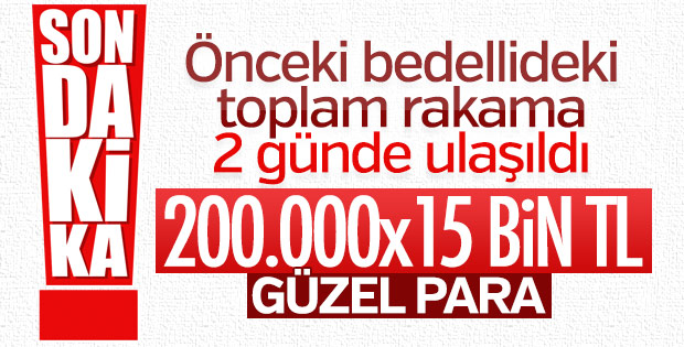 Bedelli askerlik için iki günde 200 bin başvuru