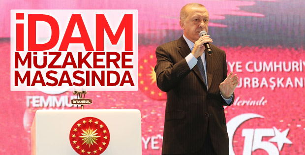 Başkan Erdoğan'ın Şehitler Köprüsü'ndeki konuşması