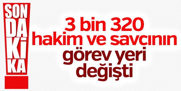 3 bin 320 hakim ve savcı hakkında karar alındı