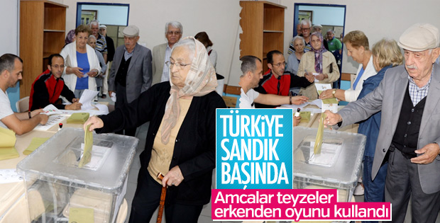 Türkiye genelinde oy verme işlemi başladı