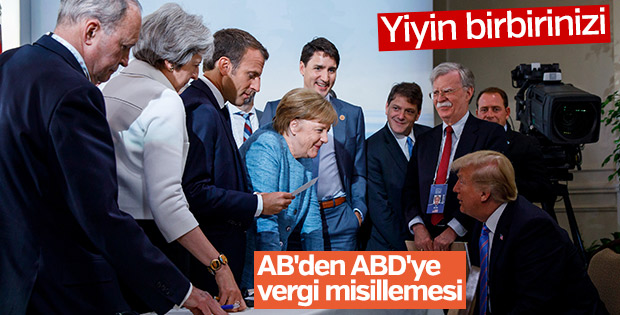 AB'den ABD'ye ekonomik yaptırım geliyor