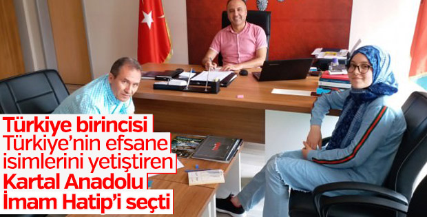 LGS Birincisi Azra, Anadolu Kartal İmam Hatip'i seçti