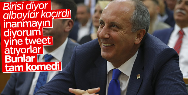 Muharrem İnce komplo teorileriyle dalga geçti