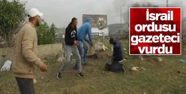 İsrail ordusu gazeteci vurdu
