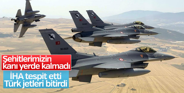 Irak'ın kuzeyine hava harekatı düzenlendi