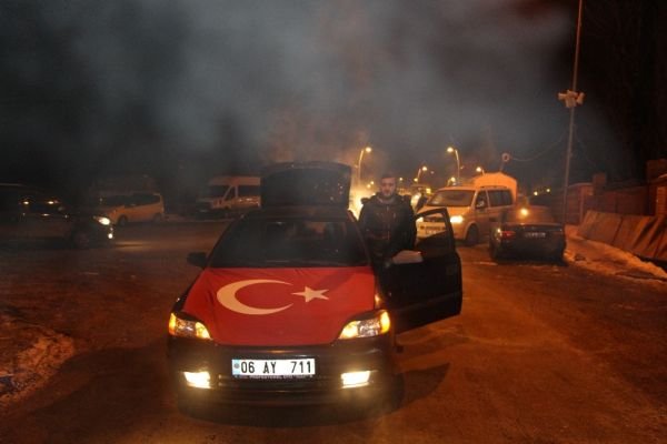 Ardahan'da Mehmetçik'e destek konvoyu