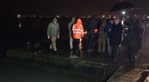 Ordu'da polis aracı denize düştü: 1 polis kayıp