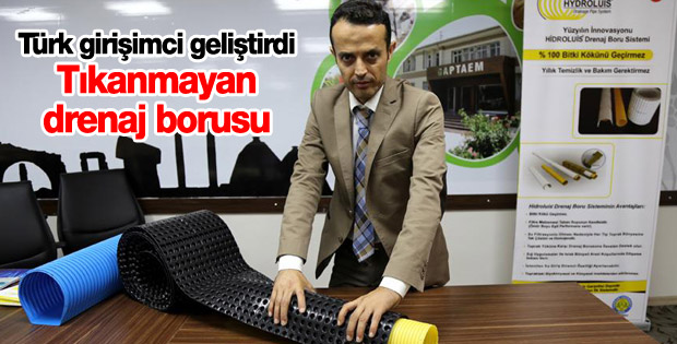 Türk girişimciden tıkanmayan drenaj borusu