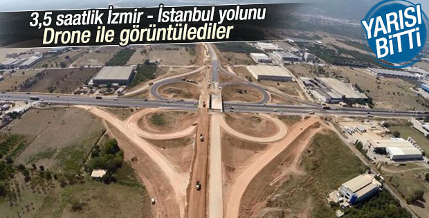İzmir- İstanbul Otoyolu'nun yüzde 48'i tamamlandı