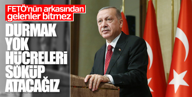 Başkan Erdoğan şehit yakınları ve gazilere seslendi