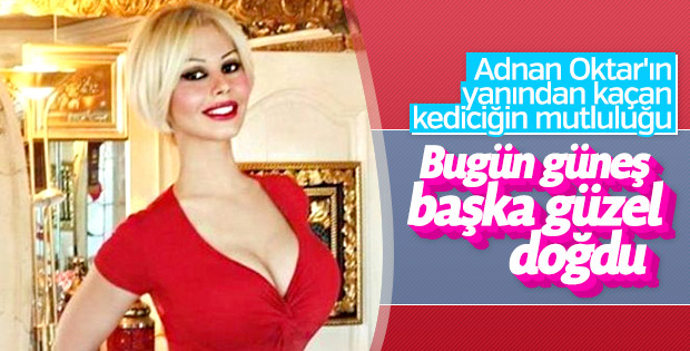 Eski kedicik Adnan Oktar'ın gözaltına alınmasına sevindi