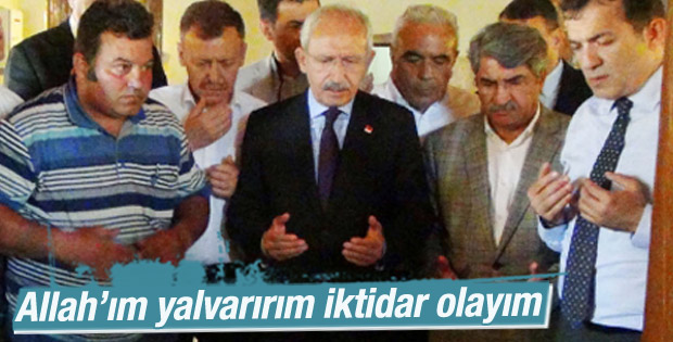 Kılıçdaroğlu türbede CHP iktidarı için dua etti