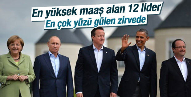 Dünya liderlerinin maaşları açıklandı