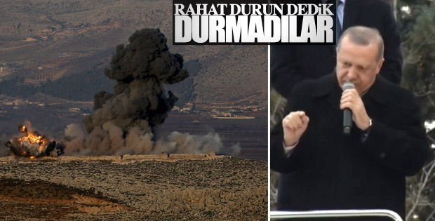 Cumhurbaşkanı Erdoğan: Rahat durun dedik durmadılar