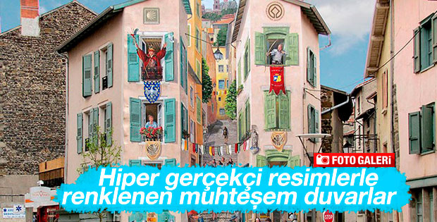 Resimlerle yaşayan muhteşem duvarlar