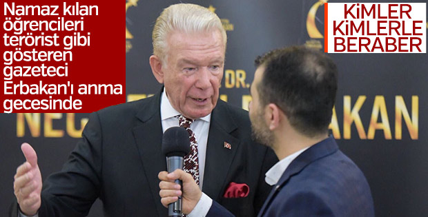 Uğur Dündar Erbakan Ödülleri törenine katıldı