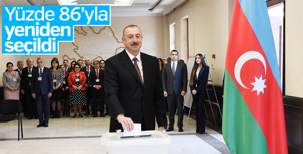 Azerbaycan'da seçimi Aliyev kazandı