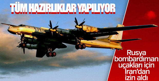 İran hava sahasını Rus bombardıman uçaklarına açtı