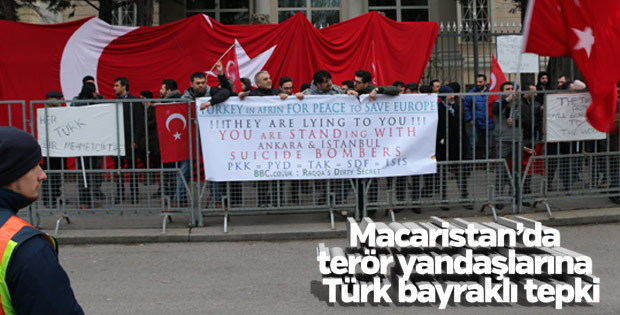 Türkler Macaristan'da terör yandaşlarına geçit vermedi