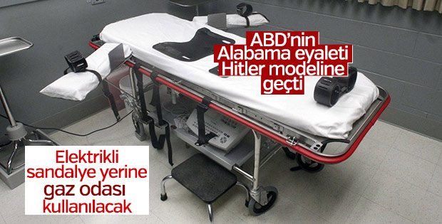 Alabama eyaleti idamda gaz odası kullanacak