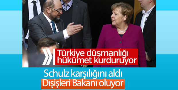 Schulz Almanya Dışişleri Bakanı olacak