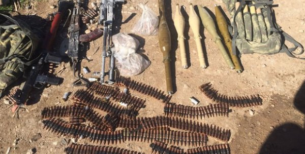 TSK 30-31 Ocak'ta Afrin'de ele geçirdiği mühimmatları açıkladı