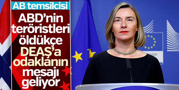 AB 'Türkiye'ye DEAŞ'a odaklanalım' dedi