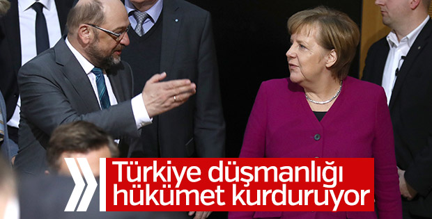 Almanya'da hükümet Türk düşmanlığıyla kuruluyor