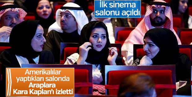 Suudi Arabistan'a ilk sinema salonu açıldı