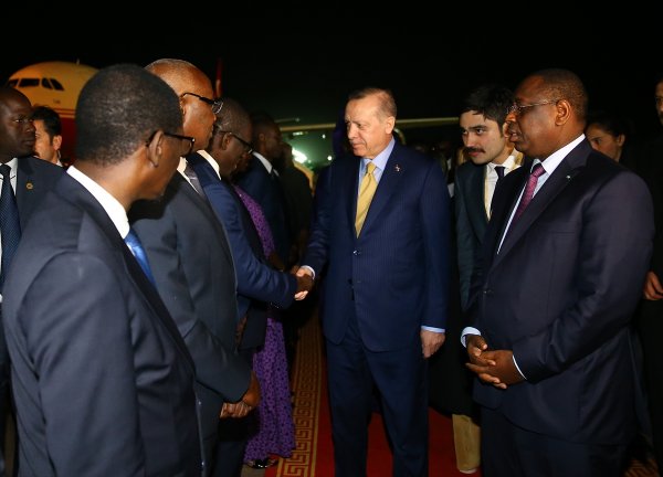 Cumhurbaşkanı Erdoğan Senegal'de