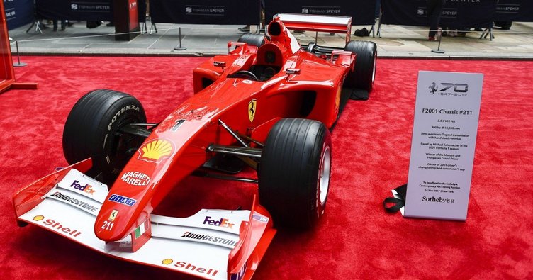 Schumacher'in aracı rekor fiyata satıldı