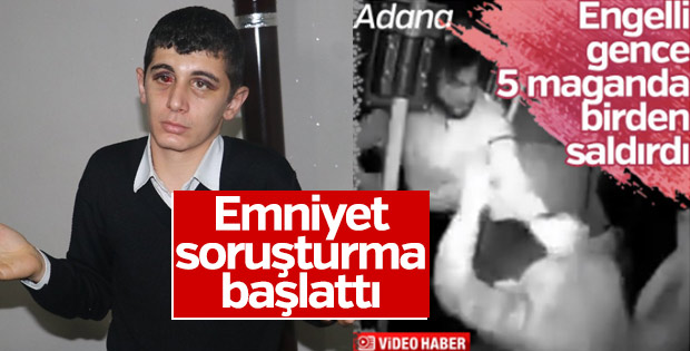 Adana'da 5 kişi engelli genci darbetti