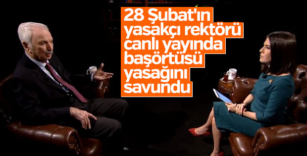 Yasakçı rektör Alemdaroğlu başörtüsü yasağını savundu