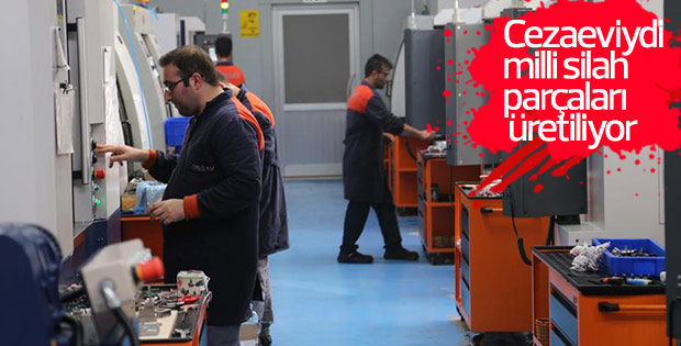 Milli piyade tüfeği eski cezaevinde üretiliyor