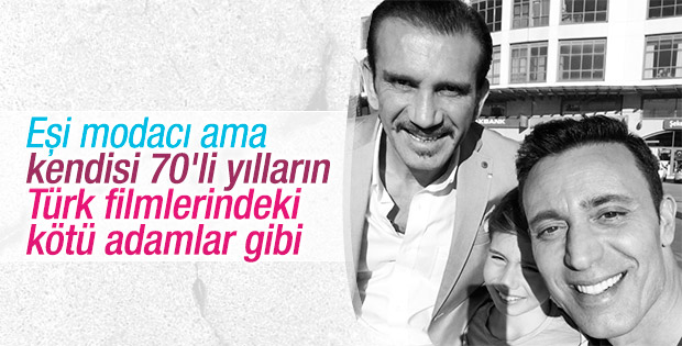 Mustafa Sandal Rüştü Reçber'le Selfie çekti