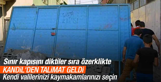 Kandil'den özerklik çağrısı geldi