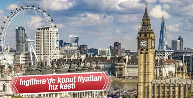İngiltere’de konut fiyatları hız kesti