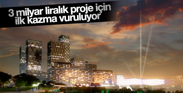İstanbul Finans Merkezi'nde çalışmalar başlıyor