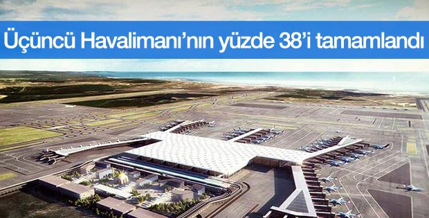 Yüzde 38’i tamamlandı: İşte 3. Havalimanı’nda son durum