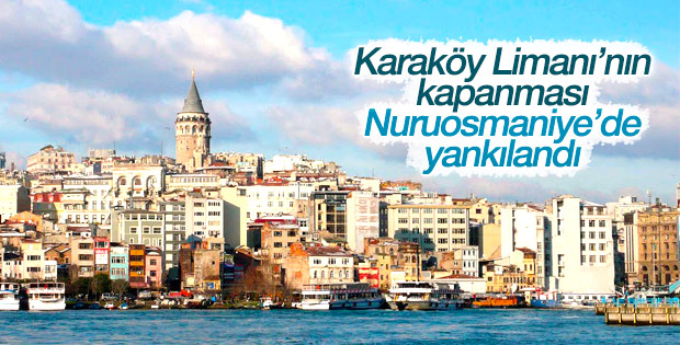 Karaköy Limanı'nın kapanması esnafı olumsuz etkiledi