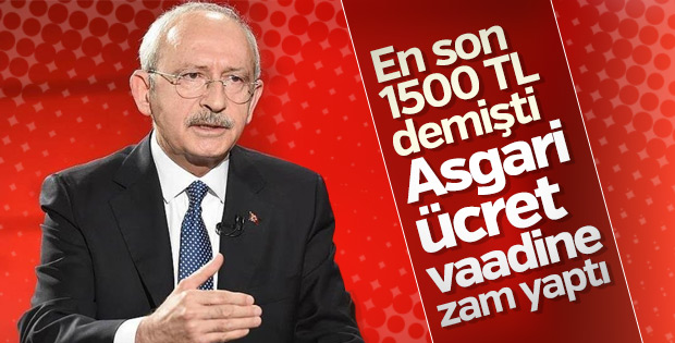 Kılıçdaroğlu: Asgari ücret 2 bin lira olmalı